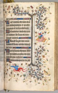 Stundenbuch von Karl dem Edlen, König von Navarra (1361-1425): fol. 189r, Text von Master of the Brussels Initials and Associates