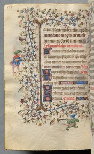 Stundenbuch von Karl dem Edlen, König von Navarra (1361-1425): fol. 278v, Text von Master of the Brussels Initials and Associates