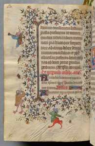 Stundenbuch von Karl dem Edlen, König von Navarra (1361-1425): fol. 303vr, Text von Master of the Brussels Initials and Associates