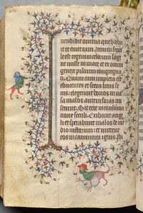 Stundenbuch von Karl dem Edlen, König von Navarra (1361-1425), fol. 319v, Text von Master of the Brussels Initials and Associates