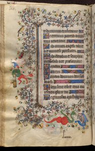 Stundenbuch von Karl dem Edlen, König von Navarra (1361-1425): fol. 52v, Text von Master of the Brussels Initials and Associates