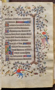 Stundenbuch von Karl dem Edlen, König von Navarra (1361-1425): fol. 56r, Text von Master of the Brussels Initials and Associates