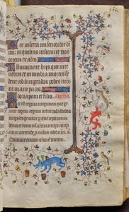 Stundenbuch von Karl dem Edlen, König von Navarra (1361-1425): fol. 66r, Text von Master of the Brussels Initials and Associates