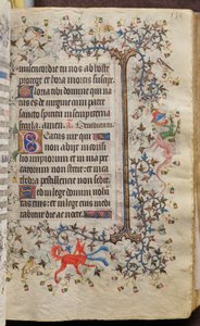 Stundenbuch von Karl dem Edlen, König von Navarra (1361-1425): fol. 68r, Text von Master of the Brussels Initials and Associates