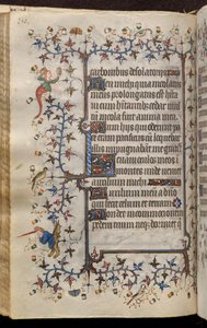 Stundenbuch von Karl dem Edlen, König von Navarra (1361-1425): fol. 75v, Text von Master of the Brussels Initials and Associates