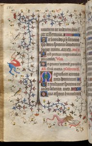 Stunden von Karl dem Edlen, König von Navarra (1361-1425): fol. 93v, Text