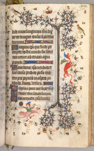 Stundenbuch von Karl dem Edlen, König von Navarra 1361-1425: fol. 195r, Text, ca. 1405