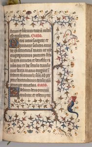 Stundenbuch von Karl dem Edlen, König von Navarra 1361-1425: fol. 210r, Text, ca. 1405