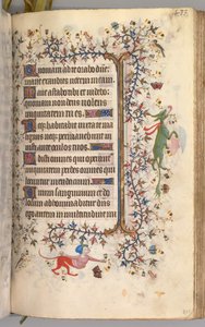 Stundenbuch von Charles dem Edlen, König von Navarra 1361-1425: fol. 211r, Text, ca. 1405