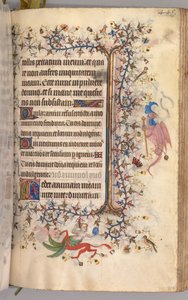 Stundenbuch von Karl dem Edlen, König von Navarra 1361-1425: fol. 217r, Text, ca. 1405