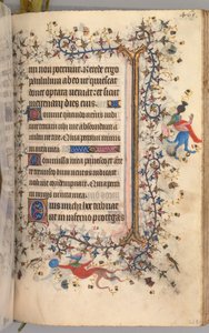 Stundenbuch von Karl dem Edlen, König von Navarra 1361-1425: fol. 227r, Text, um 1405 von Master of the Brussels Initials and Associates