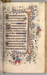 Stundenbuch von Charles dem Edlen, König von Navarra 1361-1425: fol. 233r, Text, um 1405 von Master of the Brussels Initials and Associates