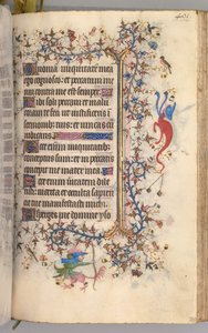 Stundenbuch von Karl dem Edlen, König von Navarra 1361-1425: fol. 240r, Text, ca. 1405 von Master of the Brussels Initials and Associates