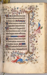 Stundenbuch von Charles dem Edlen, König von Navarra 1361-1425: fol. 241r, Text, ca. 1405 von Master of the Brussels Initials and Associates