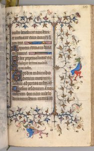 Stundenbuch von Karl dem Edlen, König von Navarra 1361-1425: fol. 246r, Text, ca. 1405