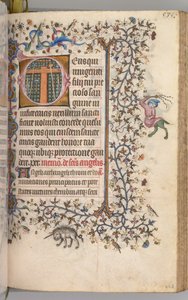 Stundenbuch von Karl dem Edlen, König von Navarra 1361-1425: fol. 262r, Instrumente der Passion von Master of the Brussels Initials and Associates