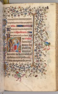 Stundenbuch von Karl dem Edlen, König von Navarra 1361-1425: fol. 265r, St. Andreas, um 1405