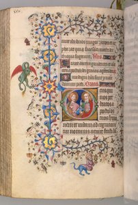 Stundenbuch von Karl dem Edlen, König von Navarra 1361-1425, fol. 269v, SS. Simon und Judas, ca. 1405 von Master of the Brussels Initials and Associates
