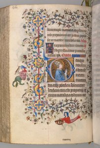 Stundenbuch von Charles dem Edlen, König von Navarra 1361-1425, fol. 274v, St. Clemens, ca. 1405