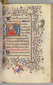 Stundenbuch von Karl dem Edlen, König von Navarra 1361-1425, fol. 276r, St. Laurentius, um 1405