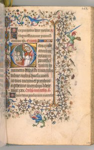 Stundenbuch von Karl dem Edlen, König von Navarra 1361-1425, fol. 2865r, St. Nikolaus, ca. 1405