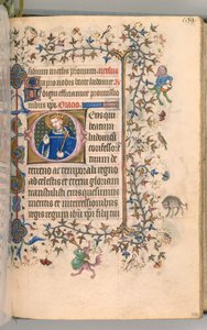 Stundenbuch von Karl dem Edlen, König von Navarra 1361-1425, fol. 291v, St. Louis, ca. 1405