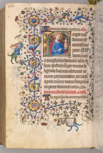 Stundenbuch von Karl dem Edlen, König von Navarra 1361-1425, fol. 296v, St. Maria Magdalena, ca. 1405