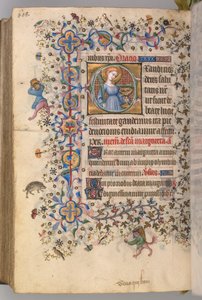 Stundenbuch von Karl dem Edlen, König von Navarra 1361-1425, fol. 298v, St. Lucia, um 1405