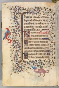 Stundenbuch von Karl dem Edlen, König von Navarra 1361-1425, fol. 321v, Büste des Todes, ca. 1405 von Master of the Brussels Initials and Associates