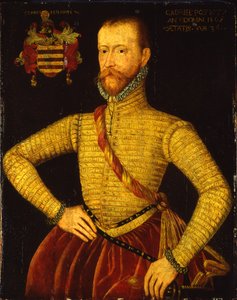 Porträt von Sir Gabriel Poyntz im Alter von 36 Jahren von Master of the Countess of Warwick