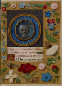 Eröffnung des Speculum Conscientie (Spiegel des Gewissens), Illustration aus den 