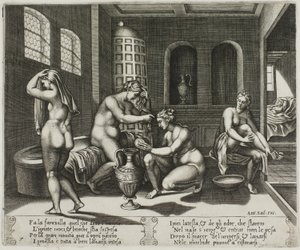 Ein weißer Vogel erzählt Venus von Cupidos Krankheit von Master of the Die