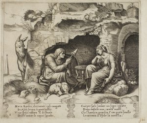 Apuleius in einen Esel verwandelt