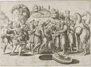 Joseph wird von seinen Brüdern verkauft