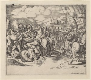 Der Sieg des Scipio über Syphax