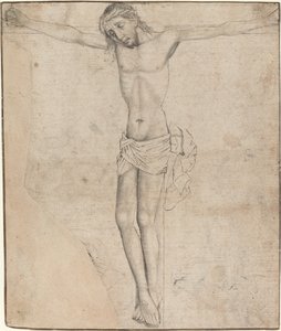 Christus am Kreuz von Master of the Drapery Studies