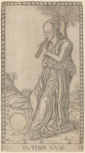 Euterpe von Master of the E Series Tarocchi