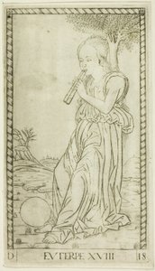 Euterpe, Platte achtzehn aus Apollo und die Musen