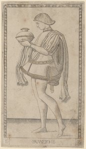 Diener von Master of the E Series Tarocchi
