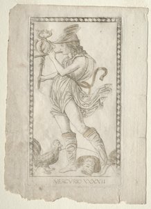 Merkur aus den Tarocchi, Serie A: Firmamente des Universums, #42, vor 1467