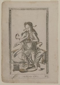Musik aus dem Tarocchi, Serie C: Freie Künste, Nr. 26, vor 1467 von Master of the E Series Tarocchi