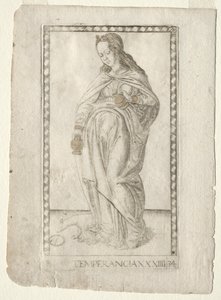 Mäßigung (aus der Tarocchi-Serie B: Kosmische Prinzipien & Tugenden, #34) von Master of the E Series Tarocchi