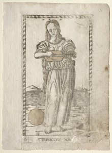 Terpsichore (Tanz und Gesang) (aus der Tarocchi-Serie D: Apollo und die Musen, #13) von Master of the E Series Tarocchi