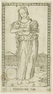 Terpsichore, Platte dreizehn aus Apollo und die Musen