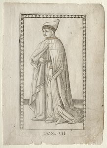 Der Doge aus dem Tarocchi, Serie E: Bedingungen des Menschen, #7, vor 1467