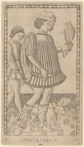 Gentleman von Master of the E Series Tarocchi