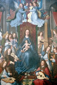 Die Verherrlichung der Heiligen Jungfrau von Master of the Evora Altarpiece