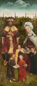 Die Familie der Heiligen Anna Triptychon, rechte Tafel
