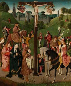 Die Kreuzigung (Christus am Kreuz) von Master of the Figdor Deposition (circle of)
