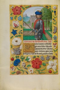 Heiliger Sebastian von Master of the First Prayer Book of Maximilian